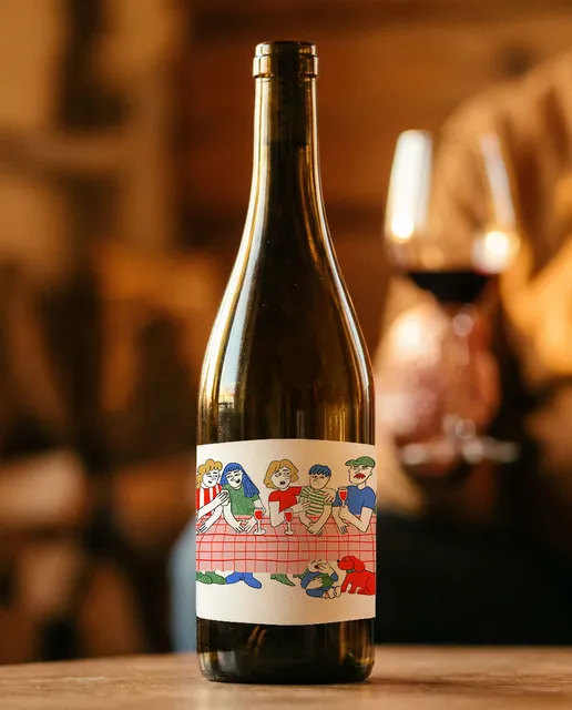 Mesaza - etiqueta de vino